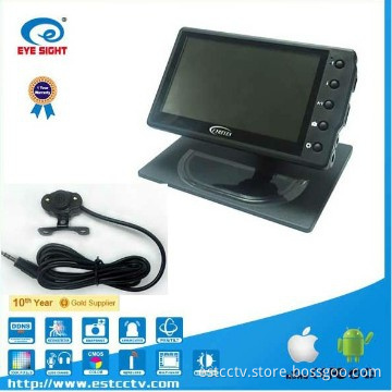 Rear view dual camera dvr car driving mobile cctv camera